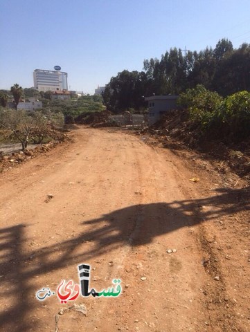 ينابيع المثلث تنفذ اعمال تنظيف وتطوير في منطقة محطة الضخ الرئيسية في كفر قاسم